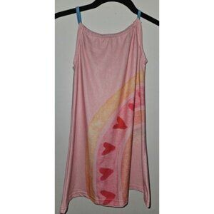 SUNSHINE SWING Pink Hearts Sundress Dress Girls Size 6